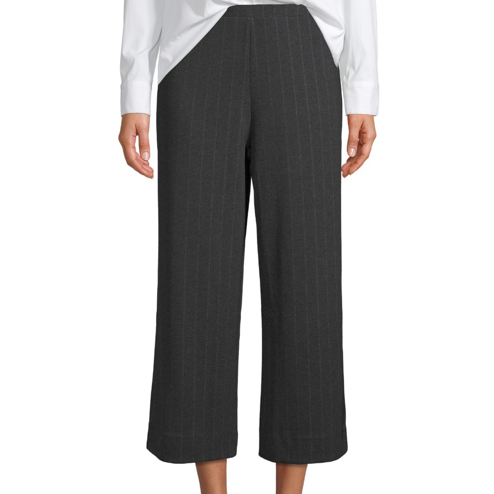 Time Tru Knit Pull-On Work Stretch Crop Pants S